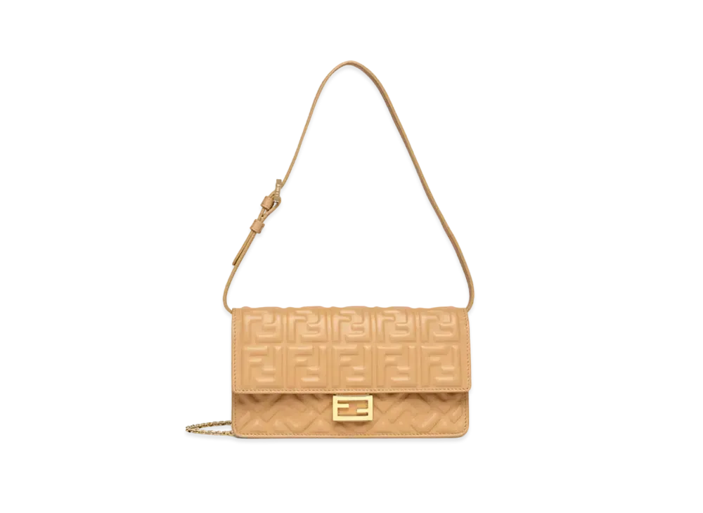 FENDI Wallet On Chain Baguette "Brown"
