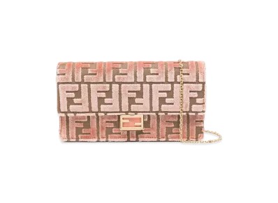FENDI Women's Baguette Sholder Wallet "Pink"