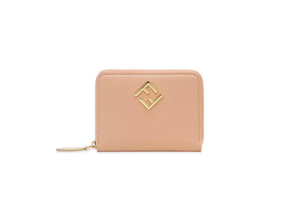 FENDI FF Diamonds Zip Around Medium "Pink"