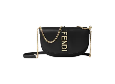 FENDI Women's FENDI Women'sgraphy Shoulder Wallet On Chain "Black"