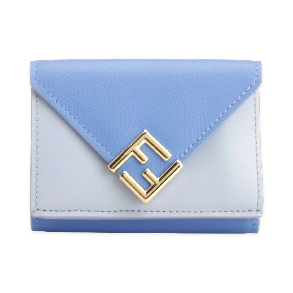 FENDI Women's FF Diamonds Wallet "Light Blue"