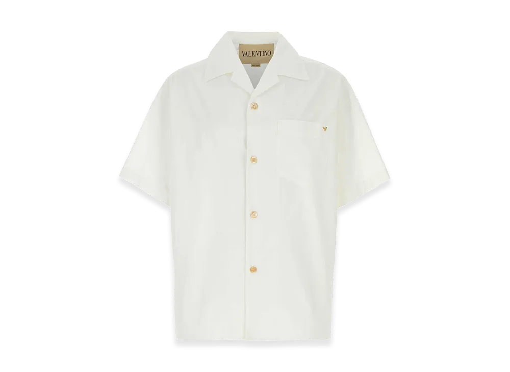 Valentino Poplin Shirt "White"