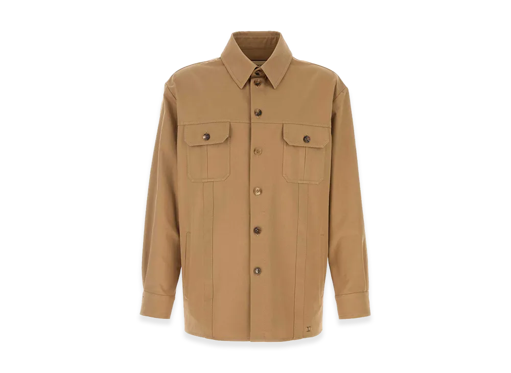 Valentino Twill Shirt "Camel"
