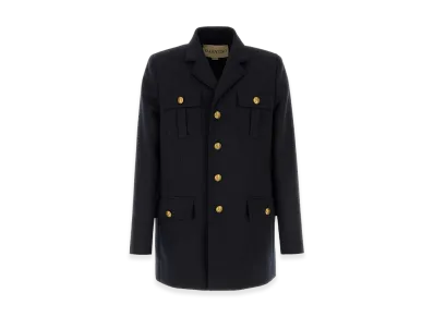 Valentino Wool Blazer "Navy Blue"