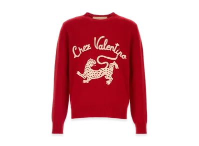 Valentino Wool Sweater "Red"
