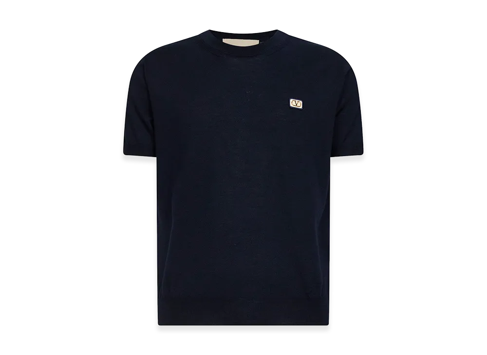 Valentino Wool Sweater "Dark Blue"