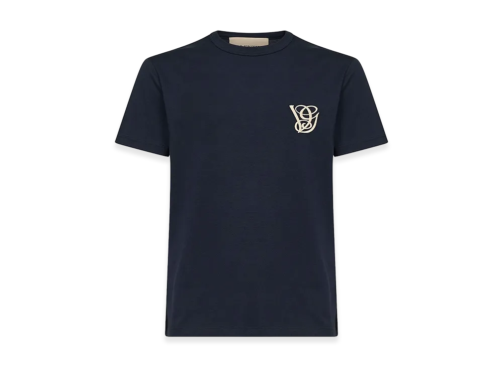 Valentino Cotton Jersey T-Shirt "Blue"