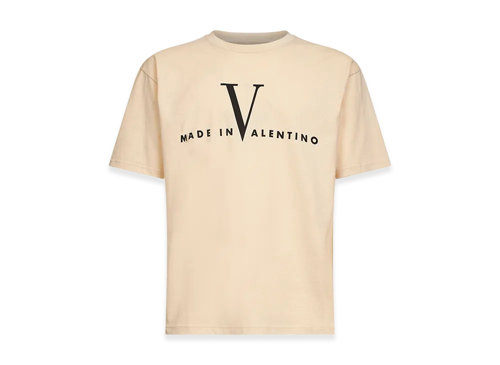 Valentino "Made In " T-Shirt "Yellow"