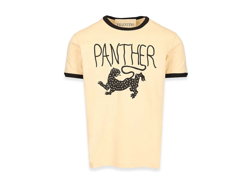 Valentino "Panther" T-Shirt "Beige"