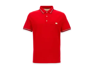 Valentino Cotton Polo Shirt "Red"