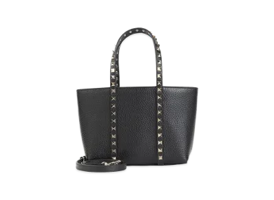 Valentino Garavani Women's Calf Leather Shoulder Bag "Black"
