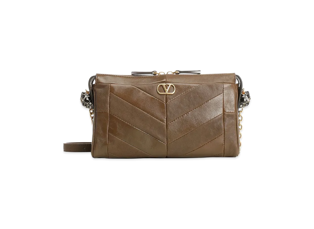 Valentino Women's "Panthea" Shoulder Bag "Brown"