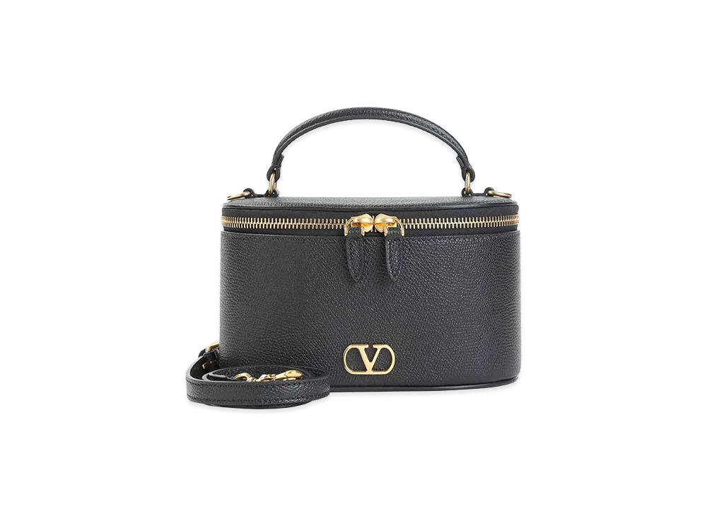 Valentino Garavani Women's Calf Leather Shoulder Bag "Black"
