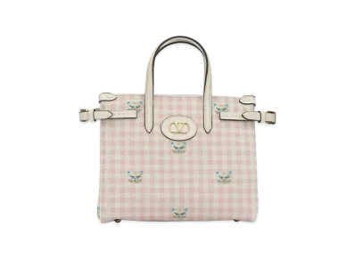 Valentino Women's "Antibes Le Chat De La Maison" Small Hand Bag "Pink"