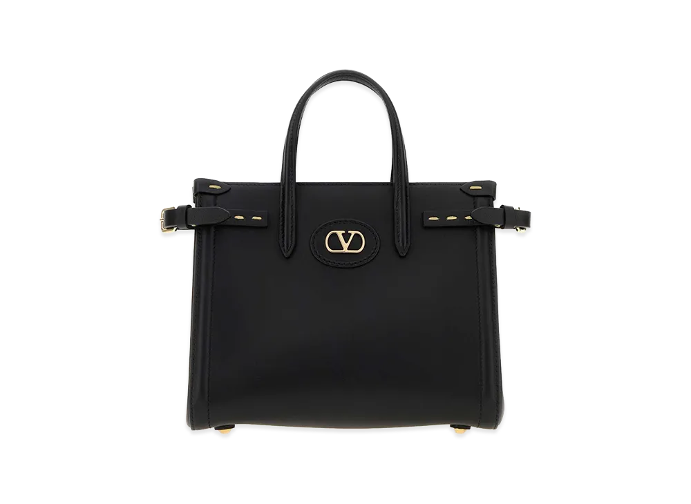 Valentino Women's Leather Antibes Handbag "Black"