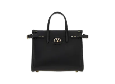 Valentino Women's Leather Antibes Handbag "Black"