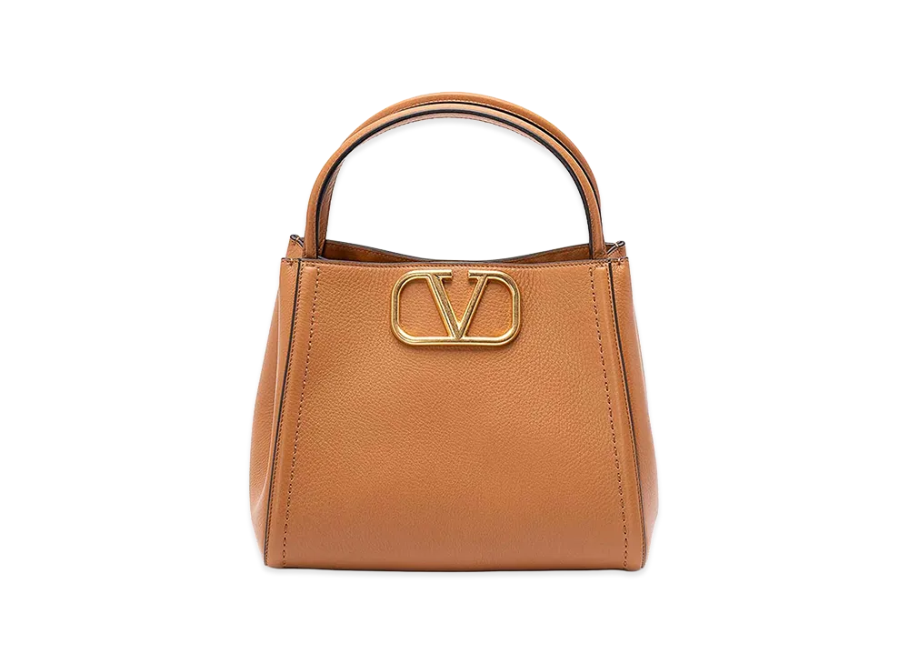 Valentino Women's Alltime Medium Double Handle Bag "Beige"