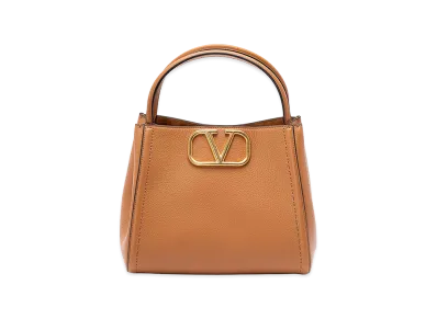 Valentino Women's Alltime Medium Double Handle Bag "Beige"