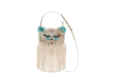 Valentino Women's Embellished Leather Le Chat De La Maison Crossbody Bag "Multicolor"