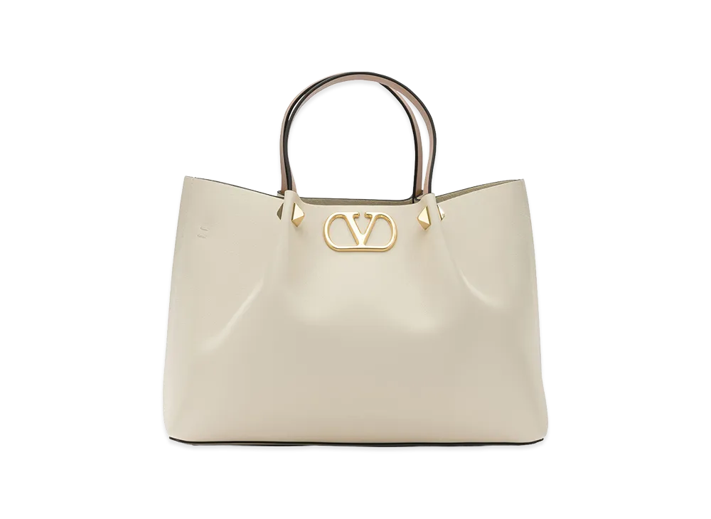 Valentino Women's Signature V-Logo Handbag "White"