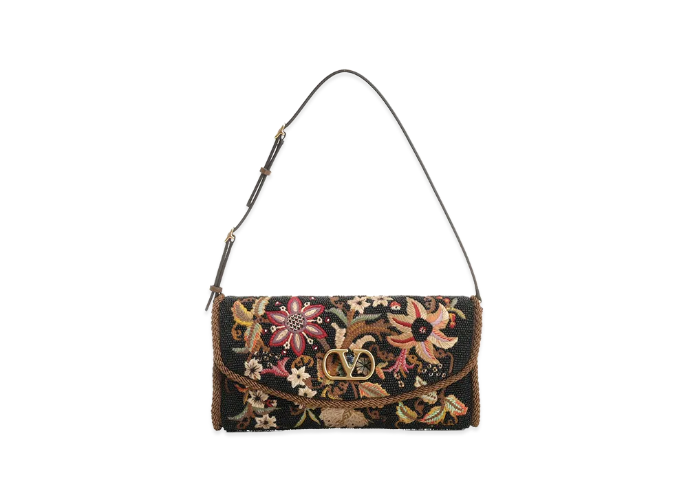 Valentino Women's "Devain" Small Shoulder Bag "Multicolor"