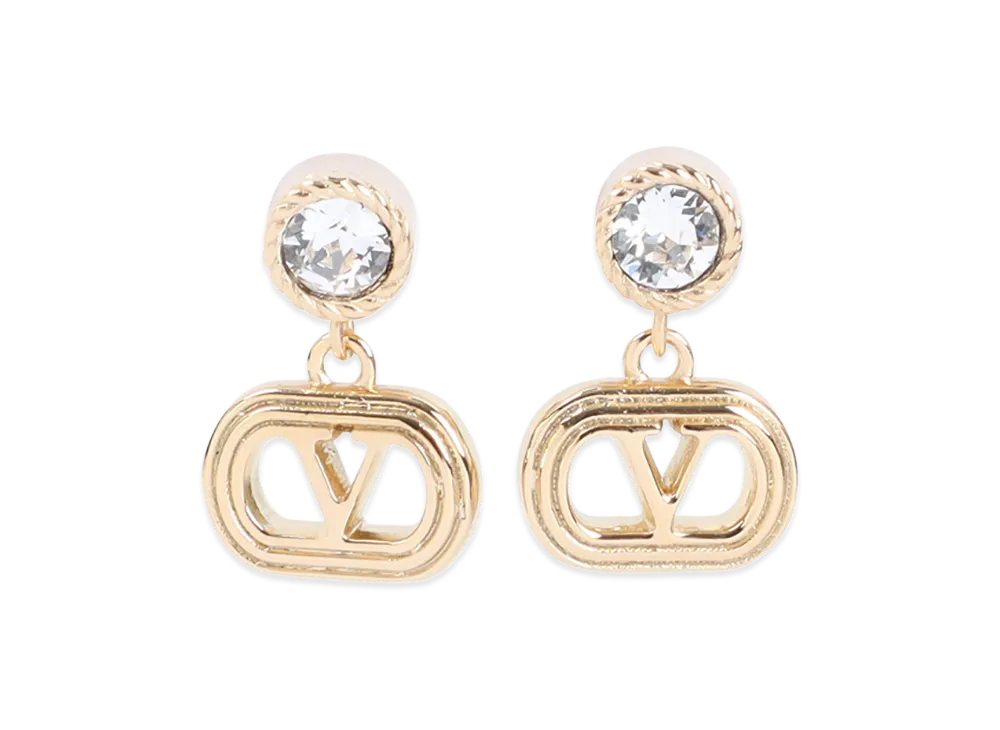 Valentino Garavani Women's Ovalette Earrings "Gold"