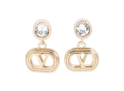 Valentino Garavani Women's Ovalette Earrings "Gold"