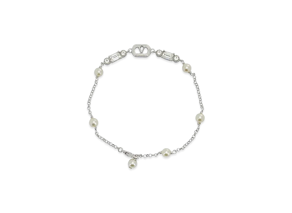 Valentino Women's "Ovalette" Bracelet "Silver"