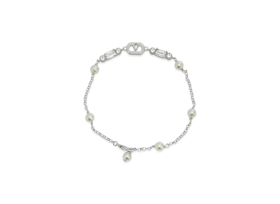 Valentino Women's "Ovalette" Bracelet "Silver"