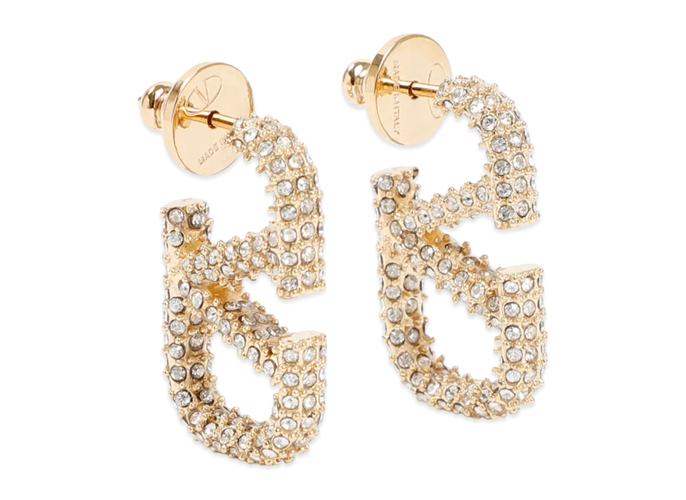 Valentino Garavani Women's Vlogo Earrings "Gold"
