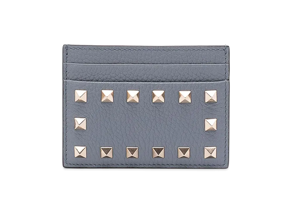 Valentino Women's Rockstud Card Holder "Gray"