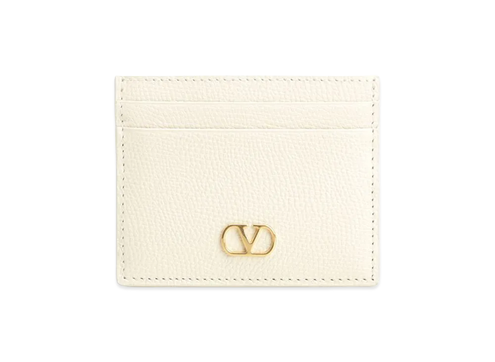 Valentino Women's Vlogo Signature Card Holder "White"