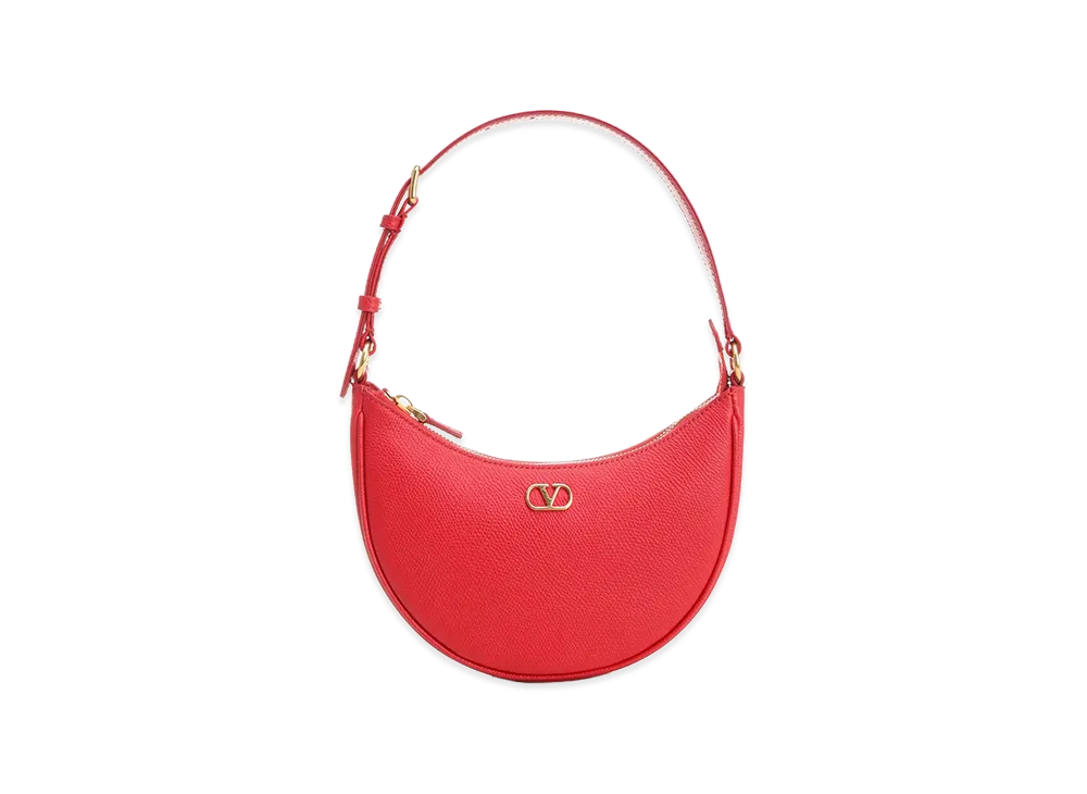 Valentino Women's Vlogo Mini Hobo Bag "Red"