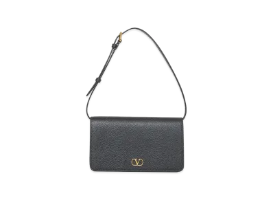 Valentino Women's Signature Vlogo Clutch "Black"