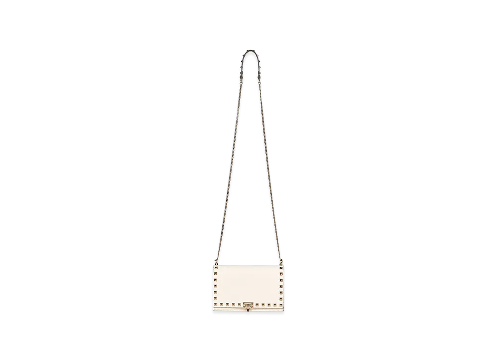 Valentino Women's Mini Rockstud Leather Bag "Nude/Neutrals"