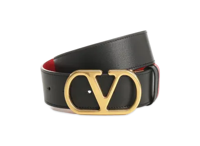 Valentino Women's Vlogo Belt "Black"