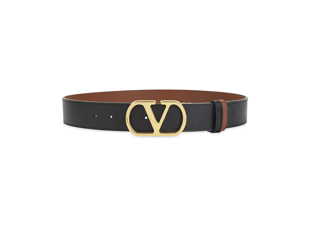 Valentino Garavani Women's H 40 Reversible Belt "Nero"