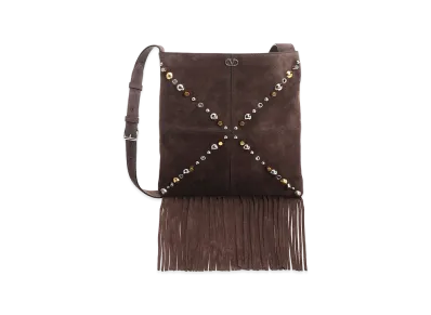 Valentino "Nellcote" Shoulder Bag "Brown"