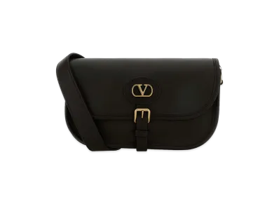 Valentino Leather Antibes Crossbody Bag "Black"
