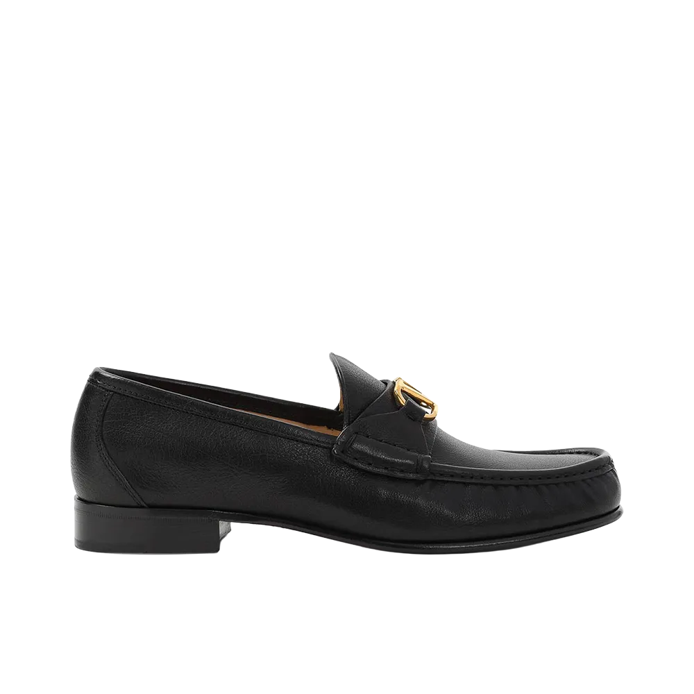 Valentino Garavani V-Logo Loafers "Black"