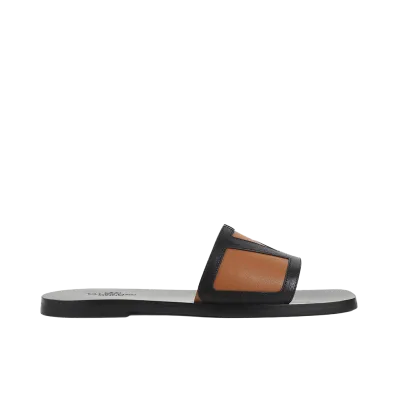 Valentino Garavani Leather Sandals "Black"