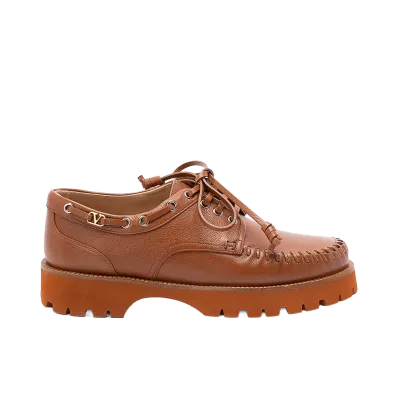 Valentino Garavani Lord Chunky Boat Shoes "Brown"