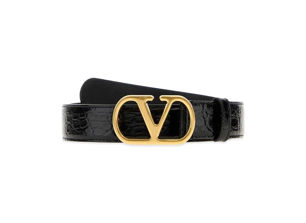Valentino Leather Belt "Black"