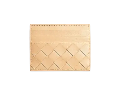 Bottega Veneta Credit Card Holder "Almond"