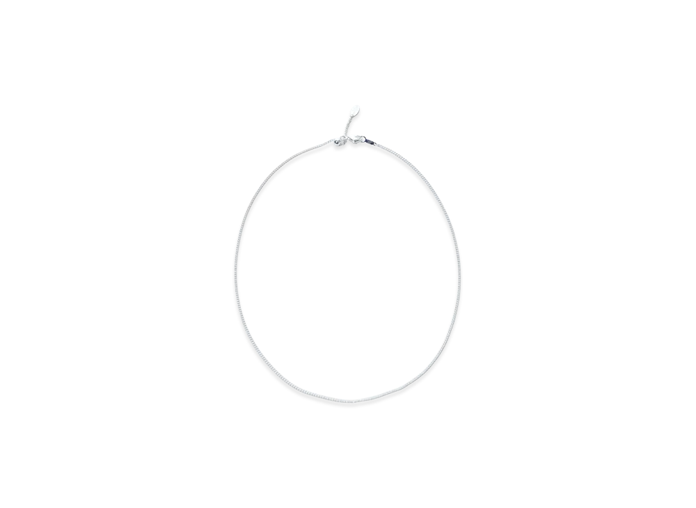 ALOUND Length Adjustable Necklace "Silver"