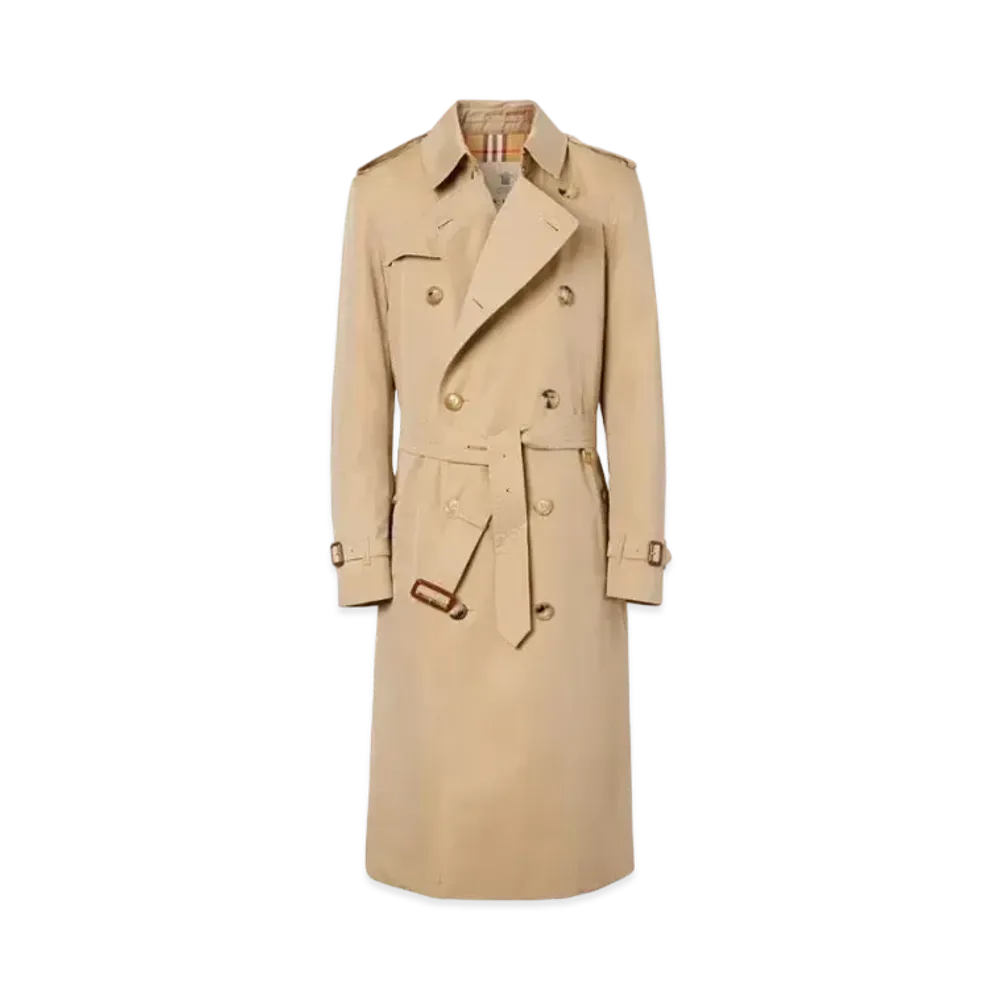 Burberry Men's The Long Kensington Heritage Trench Coat "Honey"