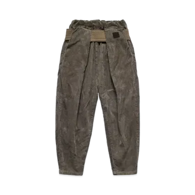 KAPITAL 8W STRETCH CORDUROY SHIMOKITA TAPERED PANTS "Gray"
