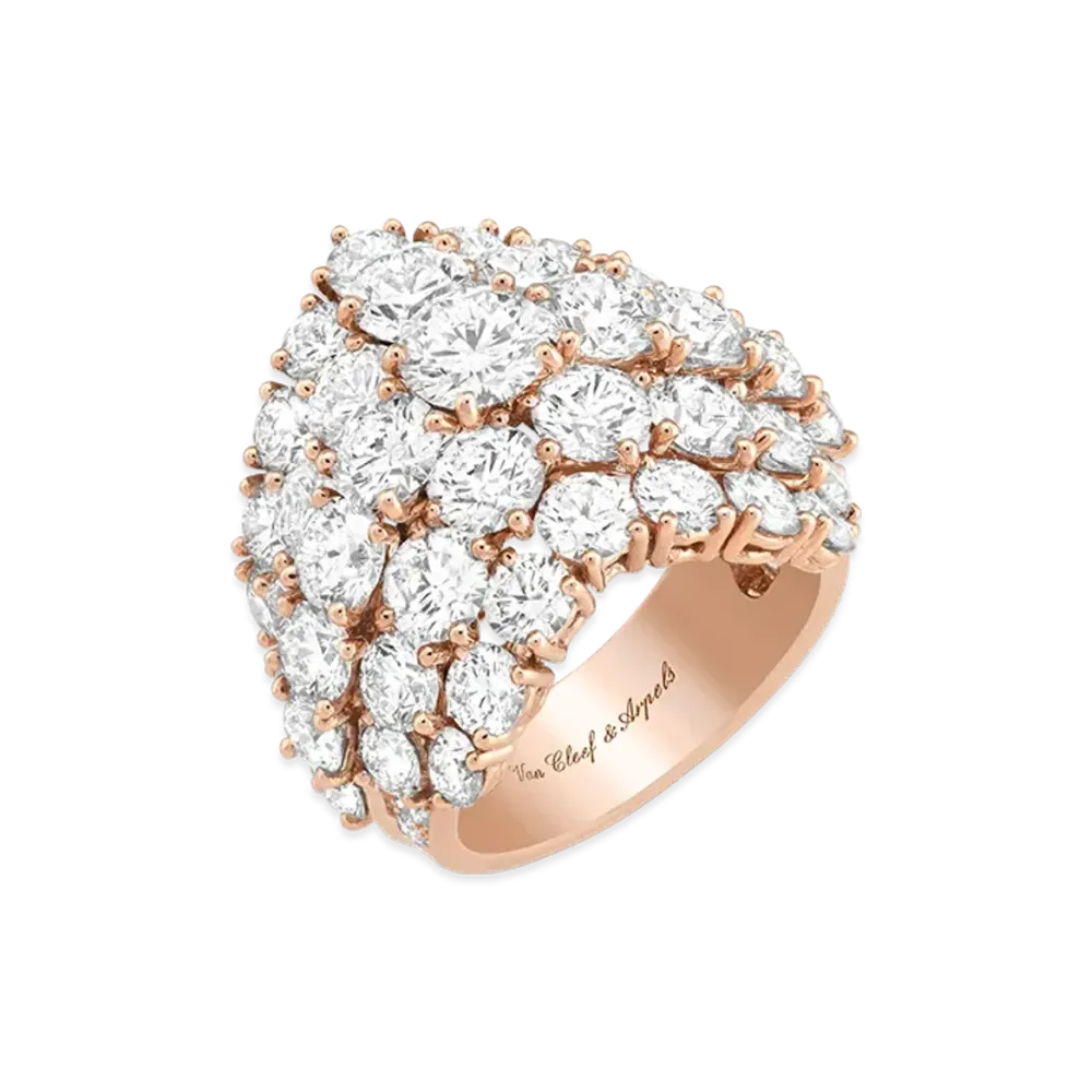 Van Cleef & Arpels A Cheval ring "18K Rose gold/Diamond"