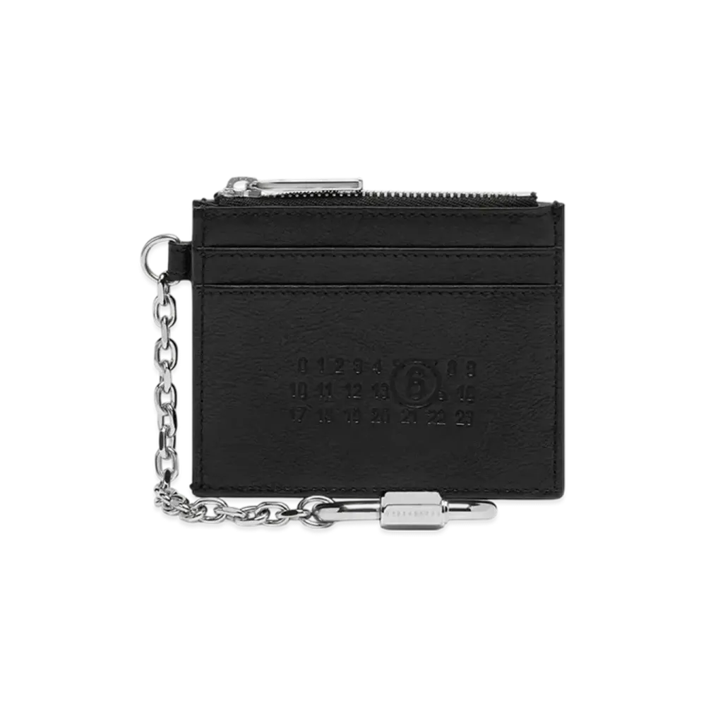 MM6 Maison Margiela Leather Wallet "Black"