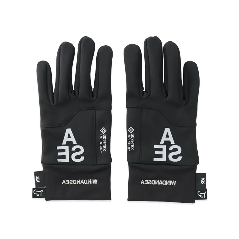 WIND AND SEA x ASHRAM GLOVE GORE-TEX INFINIUM GLOVE "Black"